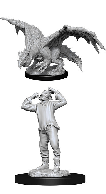 D&amp;D Nolzur&#39;s: Green Dragon Wyrmling &amp; Afflicted Elf