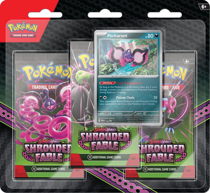 Pokemon: SV6.5 Shrouded Fable 3pk blister