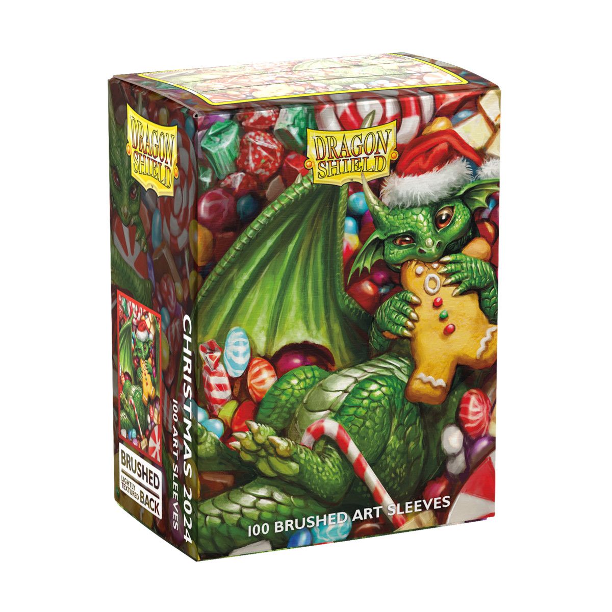 Dragon Shield Card Sleeves 100 Brushed Art Christmas 2024