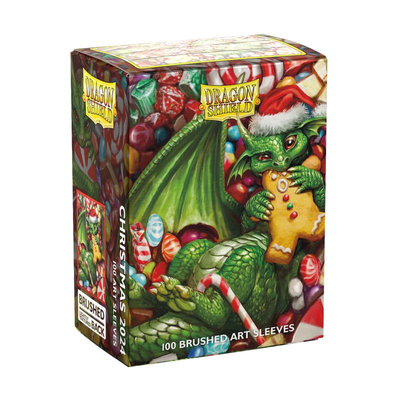 Dragon Shield Card Sleeves 100 Brushed Art Christmas 2024
