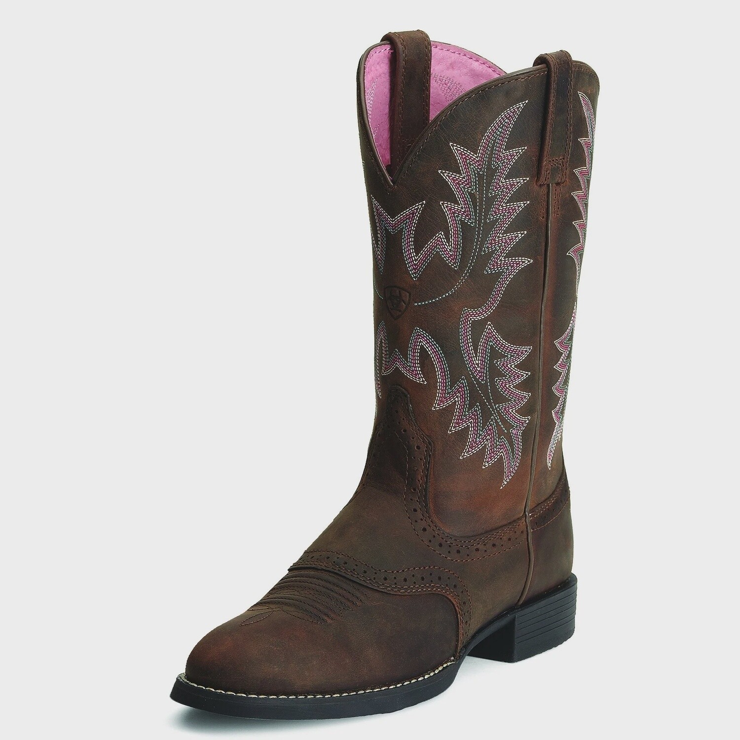 ARIAT WOMENS HERITAGE STOCKMAN - DRIFTWOOD BROWN