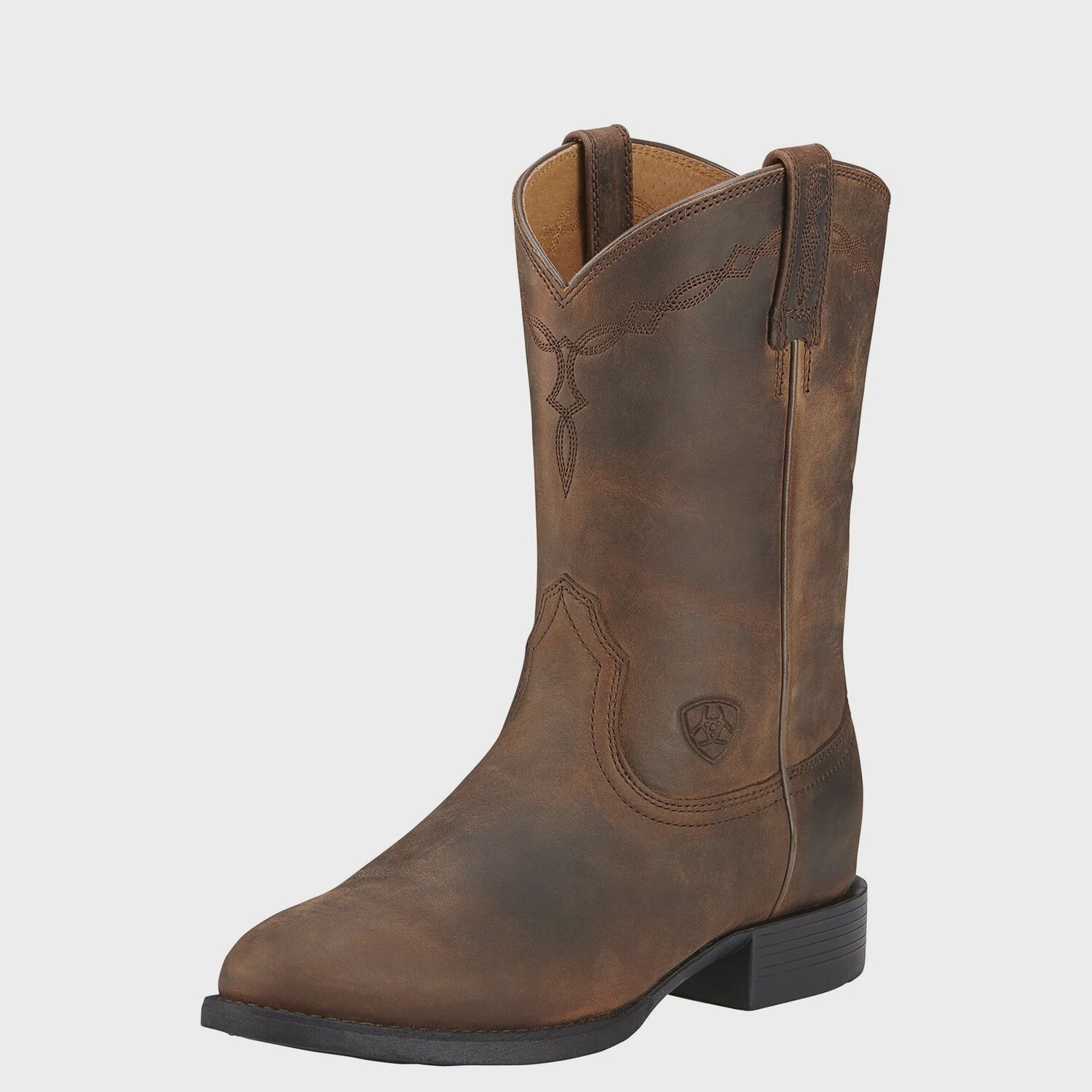 ARIAT WOMENS HERITAGE ROPER - DISTRESSED BROWN