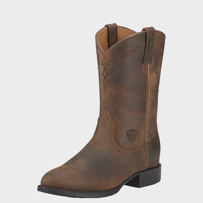 ARIAT WOMENS HERITAGE ROPER - DISTRESSED BROWN