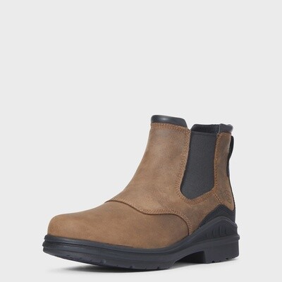 ARIAT MENS BARNYARD TWIN GORE II WATERPROOF - ANTIQUE BROWN