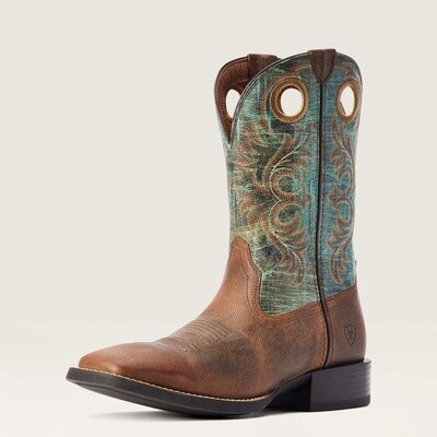ARIAT SPORT RODEO - LOCO BROWN/ROARING TURQUOISE