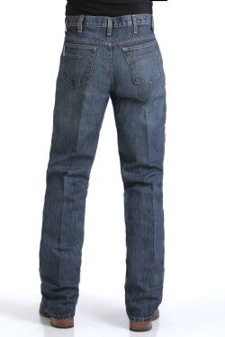 CINCH RELAXED FIT WHITE LABEL 013 DARK JEANS MB92834013, Leg Length: 34”, Waist: 27