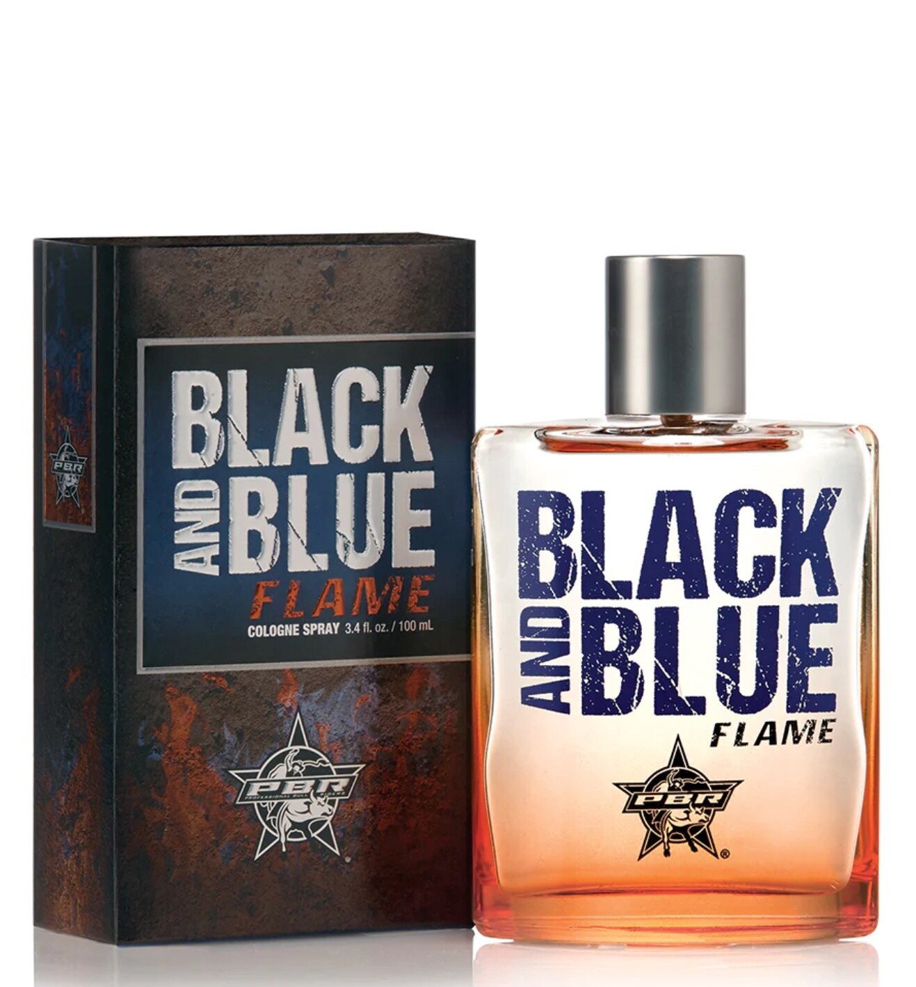 MENS PBR BLACK AND BLUE FLAME COLOGNE