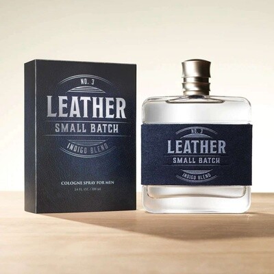 MENS LEATHER SMALL BATCH INDIGO BLEND COLOGNE