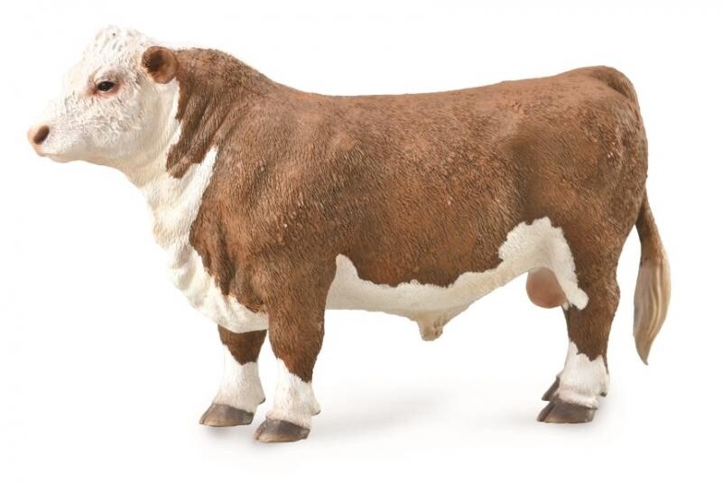COLLECTA HEREFORD BULL POLLED