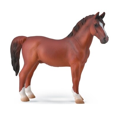 COLLECTA HACKNEY STALLION CHESTNUT