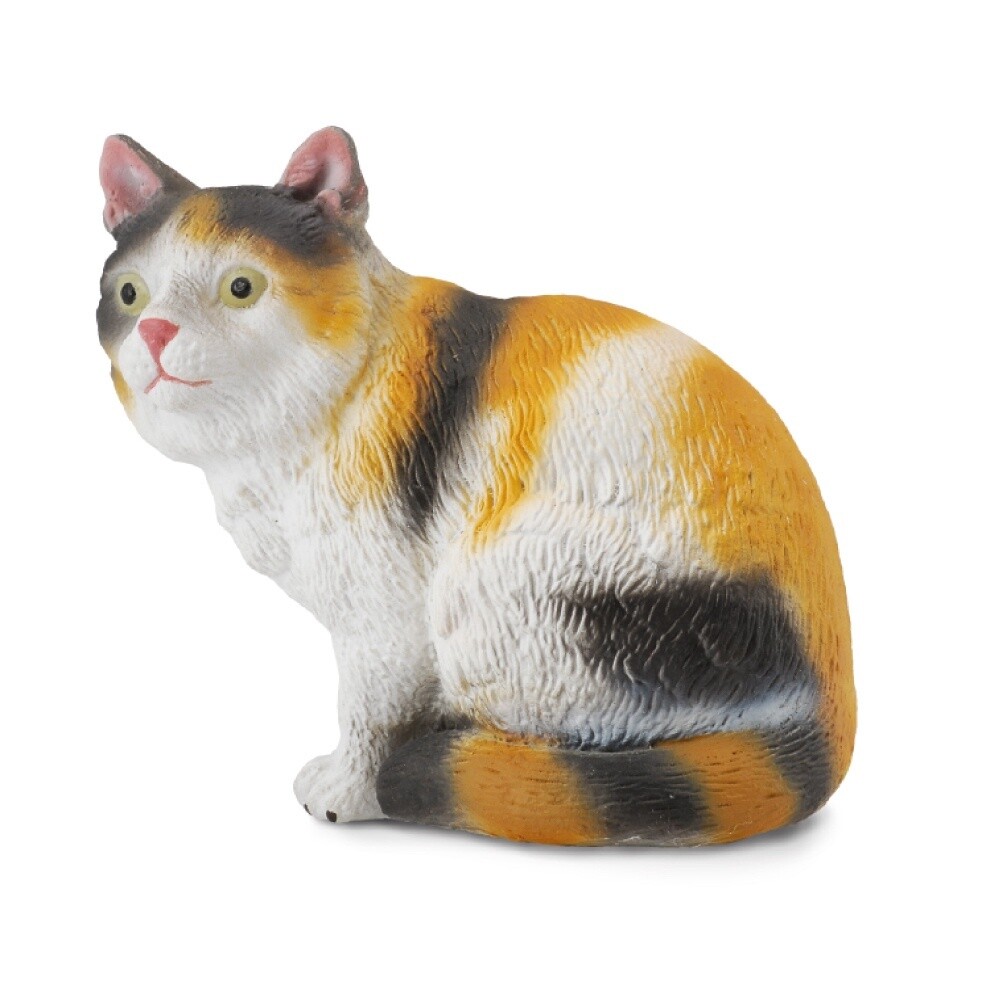 COLLECTA 3 COLOUR HOUSE CAT SITTING