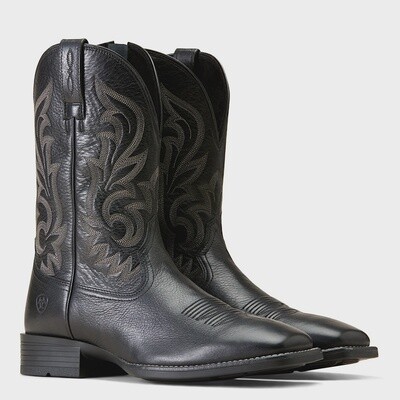 ARIAT MENS SLIM ZIP ULTRA BLACK DEERTAN