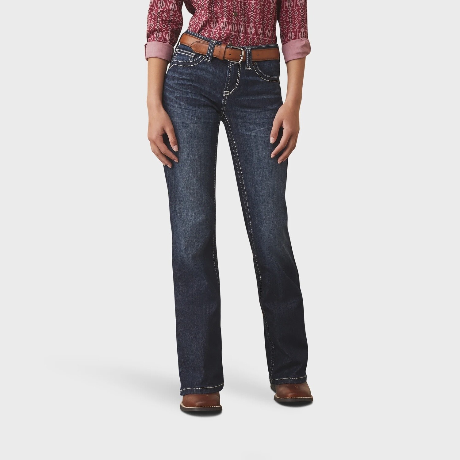 ARIAT GIRLS REAL BOOT CUT BRIANNA