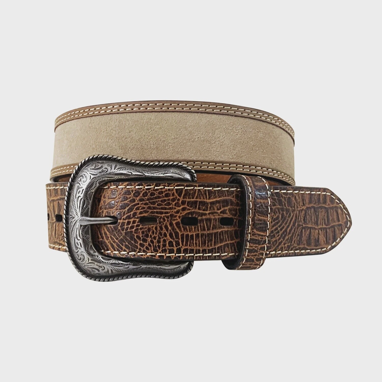 ROPER MENS BELT GENUINE SUEDE INLAY 8665500