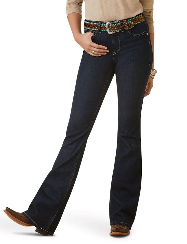 ARIAT WOMENS REAL HIGH RISE BOOT CUT SELMA JEAN