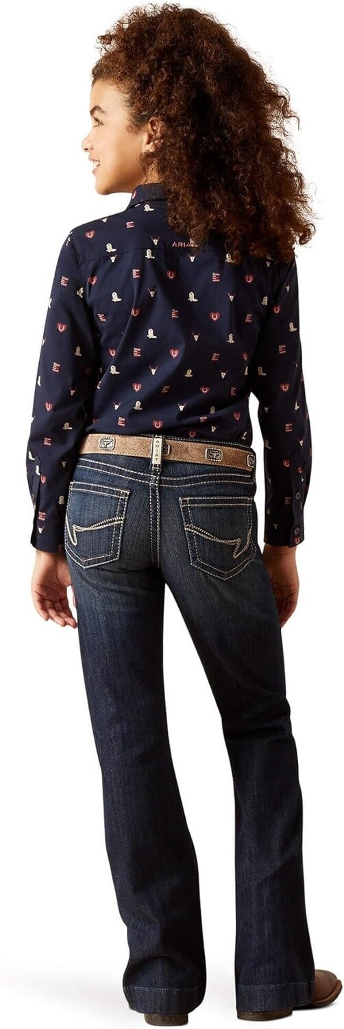 ARIAT REAL GIRLS SELMA TROUSER JEANS