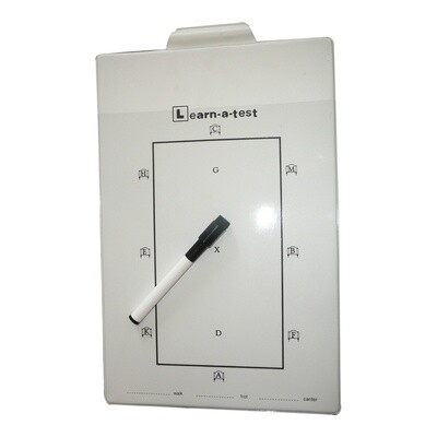 EUREKA LEARN A DRESSAGE TEST WHITE BOARD
