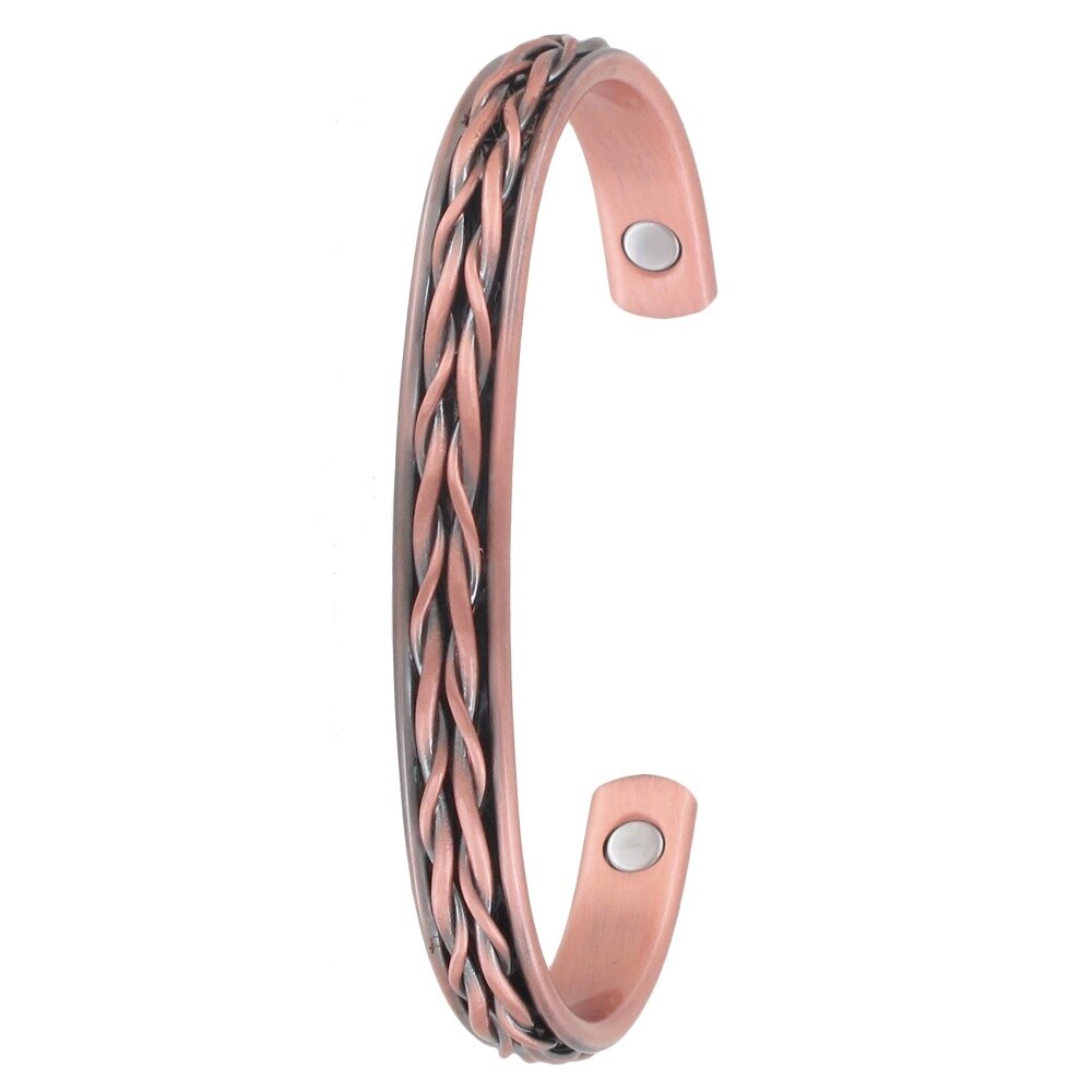 PLAIT COPPER BANGLE