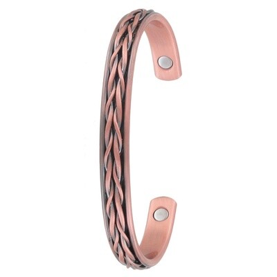 PLAIT COPPER BANGLE