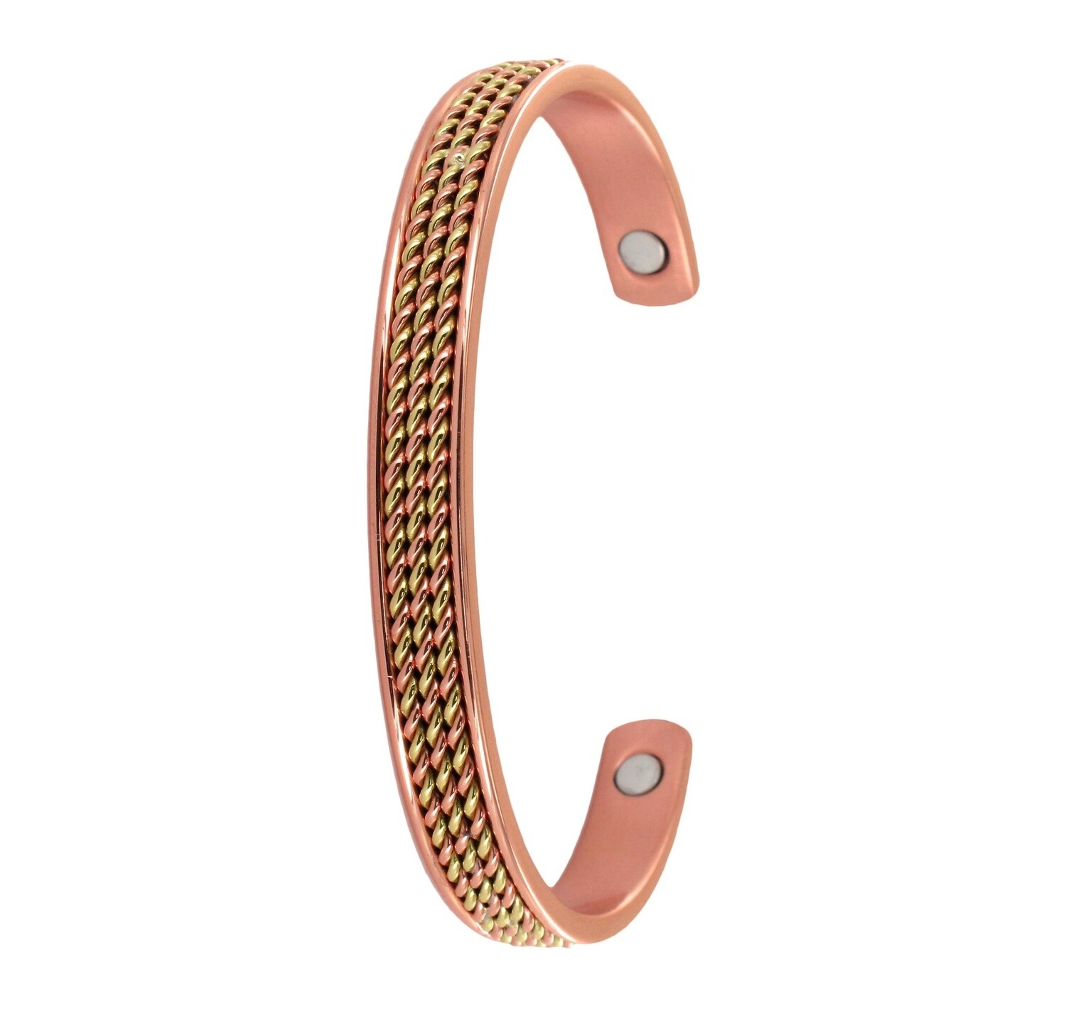 TWO TONED COPPER BANGLE