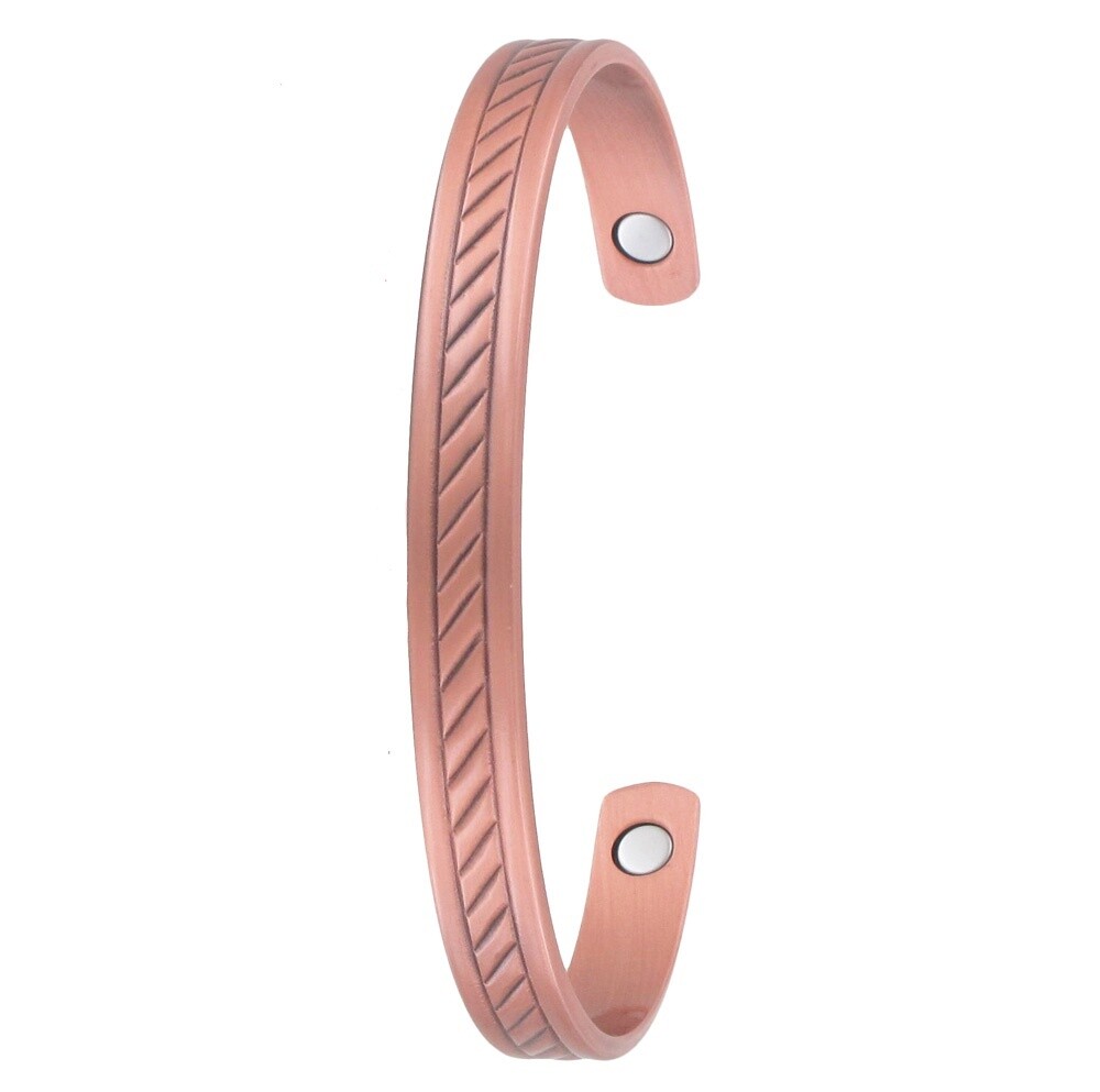 PRESSED PATT COPPER BANGLE