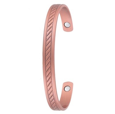 PRESSED PATT COPPER BANGLE