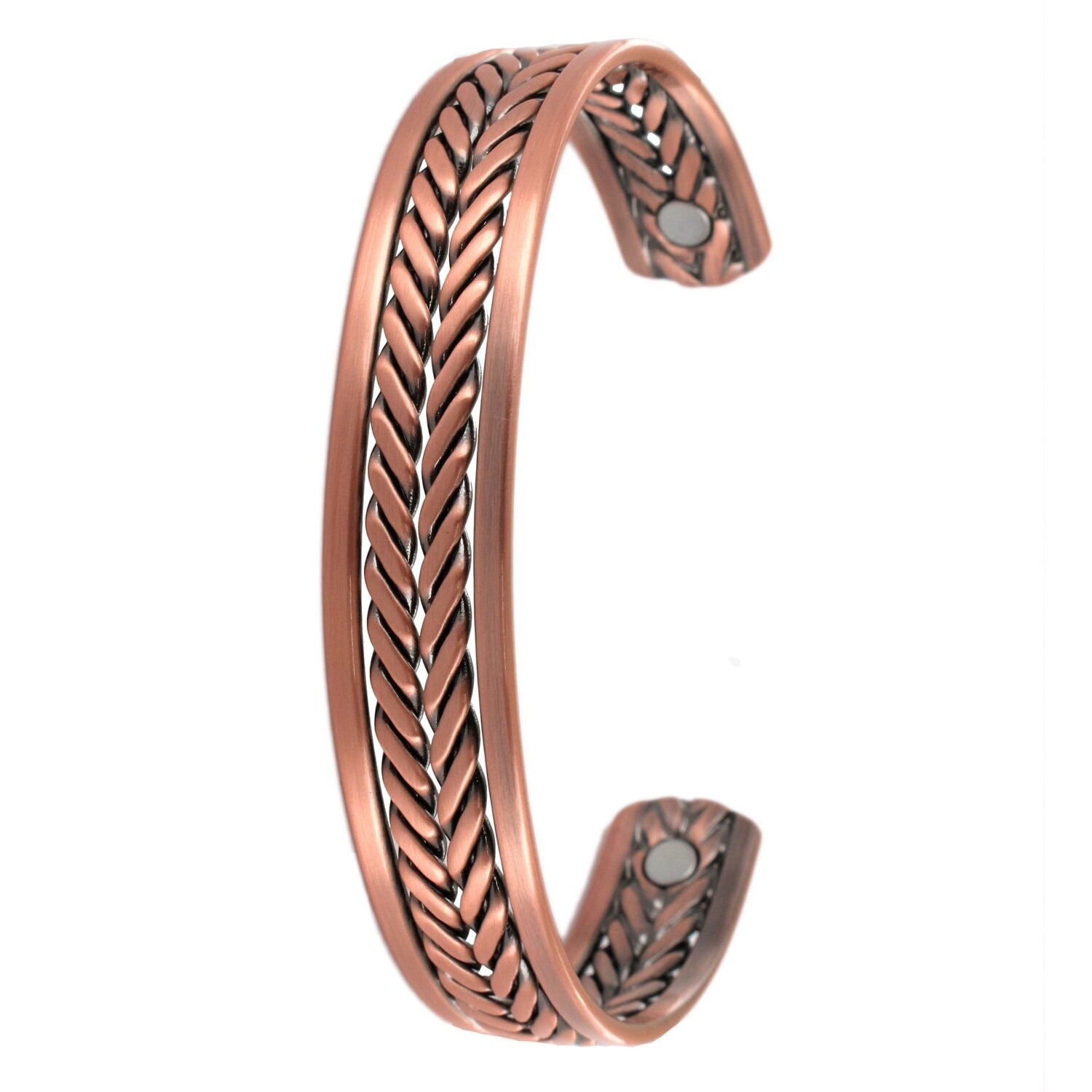 DOUBLE TWIST COPPER  BANGLE