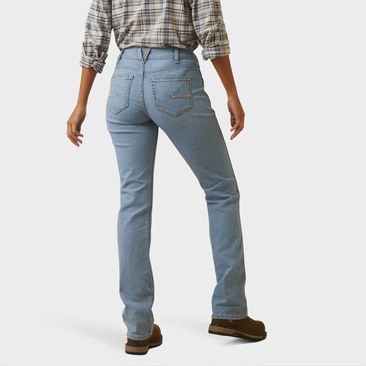 ARIAT WOMENS REBAR RIVITER STRAIGHT LEG JEAN