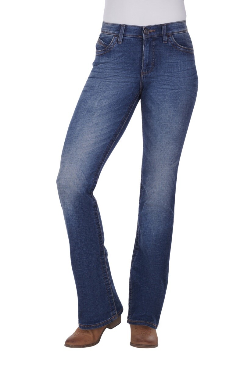 WRANGLER WOMENS REBECCA WILLOW RIDING JEAN 10WRW60RA, Leg Length: 34, Size: 00