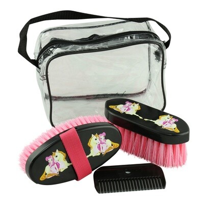EUREKA GOLDEN GIRL PONY BRUSH SET