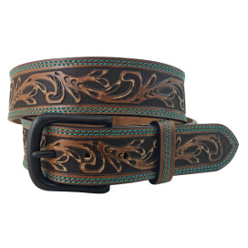 ROPER WOMENS SUEDE LEATHER RUST BELT