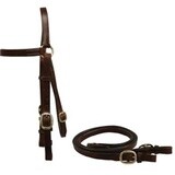 ORD RIVER OILED PULL UP BARCOO BRIDLE3/4&quot;