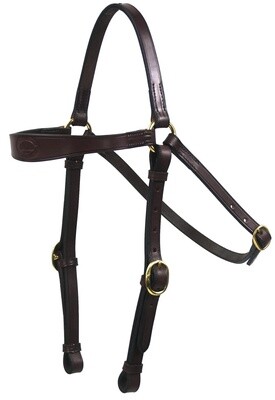 SHAPED BARCOO LEATHER BRIDLE