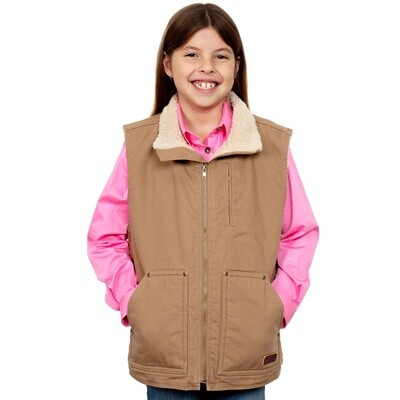 KIDS DIAMANTINA SHERPA VEST