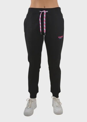 WOMENS MEL SLIM TRACKPANT BLACK