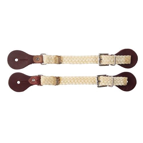 WAXED NYLON WESTERN SPUR STRAPS