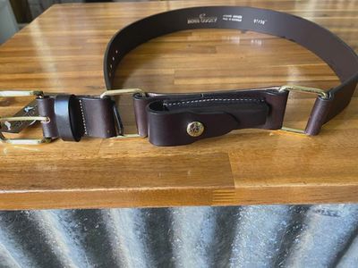 BOSS COCKY BROWN STATION 40MM BELT