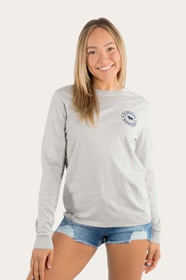 RINGERS WESTERN WOMENS SIGNATURE BULL LONG SLEEVE T-SHIRT