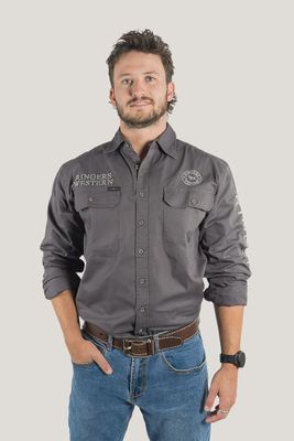 RINGERS WESTERN HAWKEYE MAGNUM FULL BUTTON WORK SHIRT