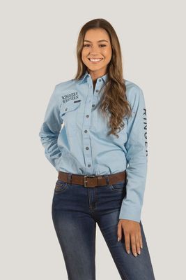 RINGERS WESTERN SIGNATURE JILLAROO WOMENS FULL BUTTON WORK SHIRT