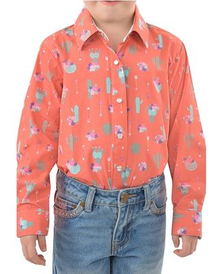 GIRLS PRISCILLA PRINT L/S SHIRT
