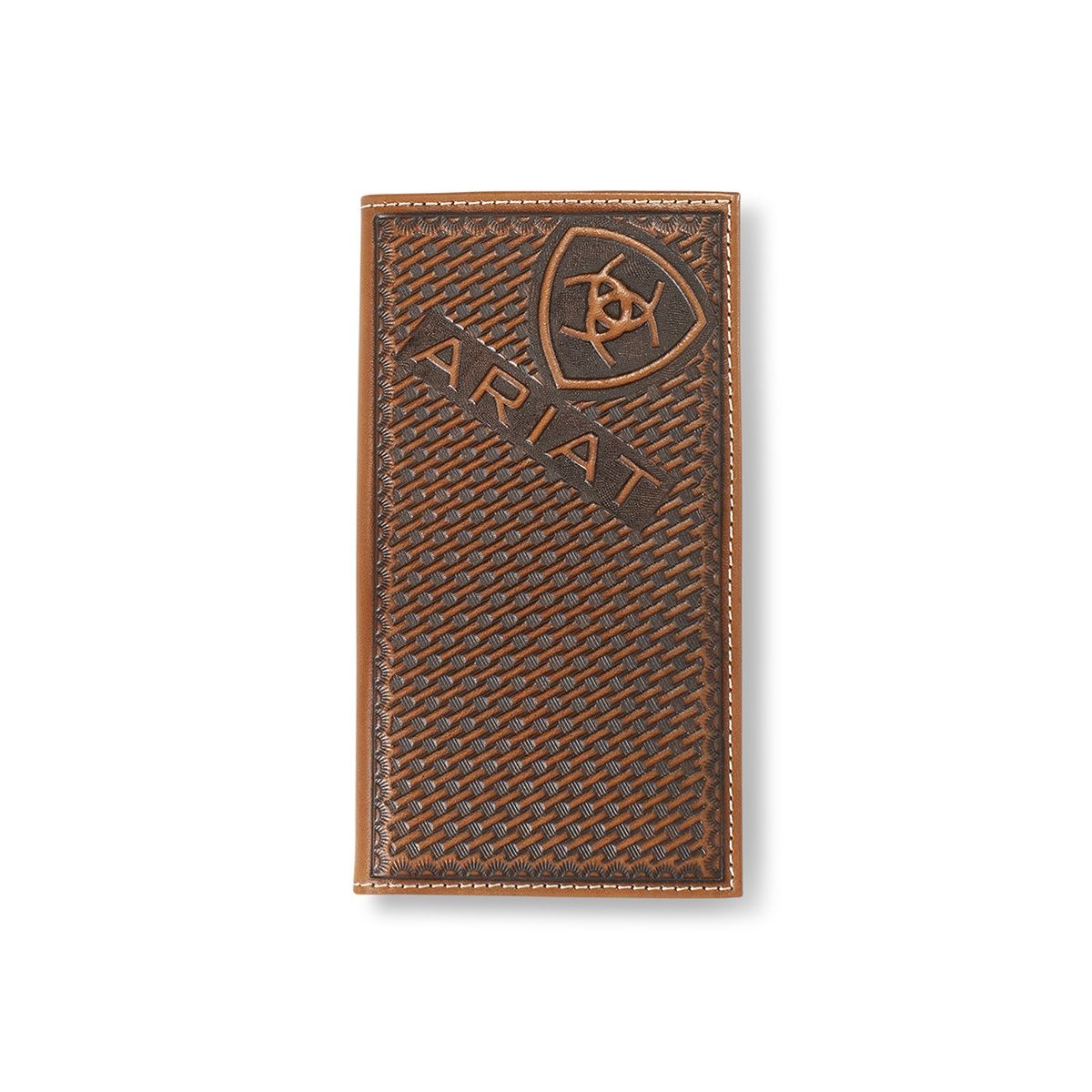 ARIAT RODEO SUNBURST BASKET WEAVE WALLET