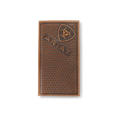 ARIAT RODEO SUNBURST BASKET WEAVE WALLET