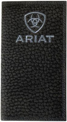 ARIAT RODEO WALLET BULLHIDE BLACK