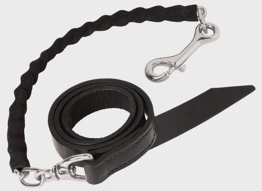 COVERED CHAIN CATTLE LEAD BLACK