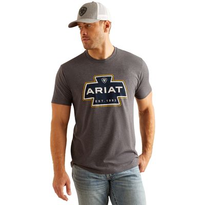 ARIAT MENS SW SHAPE LOGO T-SHIRT