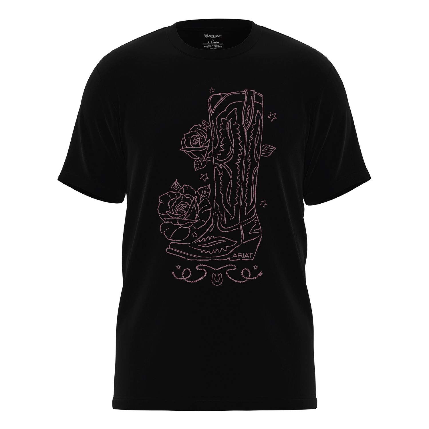 ARIAT WOMENS TALL BOOT SKETCH T-SHIRT