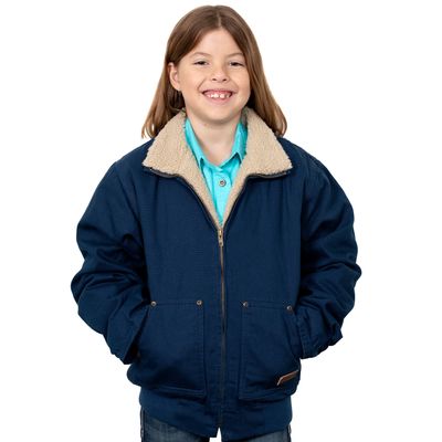 JUST COUNTRY KIDS NAVY DIAMANTINA JACKET MEDIUM