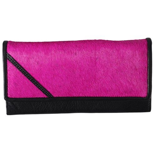 FORT WORTH COW HIDE LEATHER PURSE
