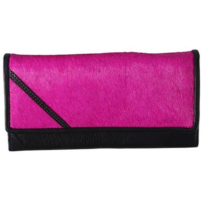 FORT WORTH COW HIDE LEATHER PURSE